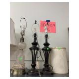 3 Lamps and a Lampshade
