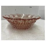 Imperial Glass Cranberry Pink Hobnail Dewdrop and
