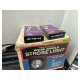Wide Angle Strobe Light & 2-In-1 Black Lights