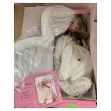 Porcelain Doll, Angel w Detachable Wings