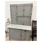 Antique Hoosier Cabinet on Wheels