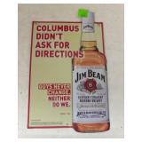 Metal Sign - Jim Beam