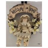 Doll Button Wreath
