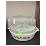 Vntg. Fire-King Meadow Green Dishware