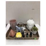 Scentsy Wax Warmer, Salt Pyramid Lamp, Decor