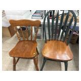 2 Wooden Chairs