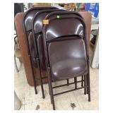 Card Table $ 4 Chairs