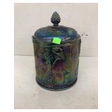 Carnival Glass Canister