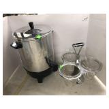Coffee Maker & Serving Dish