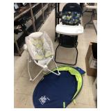 High Chair, Rocker, Sun Smart Beach Tent