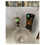 Lamp, Vase, Glass Shade