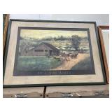 Framed ï¿½The Cabinetmakerï¿½ picture (28 x 36)