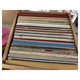 Box of LP vinyl Records