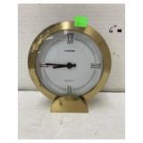 Tourneau metal quartz clock