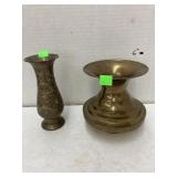Brass vases