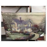 2- sided wall hanging tapestry (Thomas Kincaid)