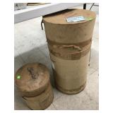 2 Adjustable Height Barrels, Cardboard?