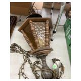 Hanging light and timer