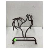 Metal Rooster book holder