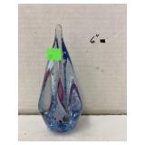 Hand blown glass art sculpture