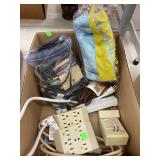 Extension cords, multi-plugs, coaxial cables, &
