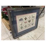 Framed Cross Stitch Art
