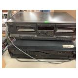 Technic Cassette and Sony CD players