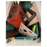 Tote of Metal Sign, NASCAR Sign, Gas Can, Misc