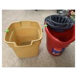 Mop Bucket and Plastic Bucket
