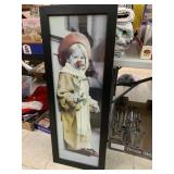 Girl smelling rose picture