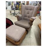 Rocker / Glider w/ foot stool