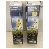 2 RV Awning Stabilizer Kits