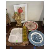 Misc Vntg- MCM, Currier & Ives Plate, Treasure