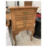 Jewelry Box, Mirror Broken and Bottom Drawer hard