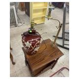 Lamp Table & Lamp