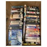 Box of Mostly VHS Tapes