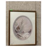 Framed Swan Art