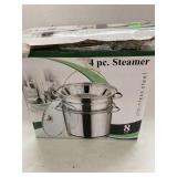 4 piece 8 qt steamer