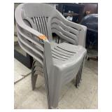 4 cnt Plastic Chairs