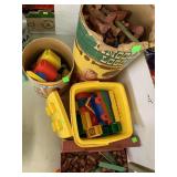 Lincoln Logs, Big Blocks, Bristle Blocks