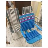 3 Folding Chairs