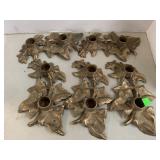 5cnt Metal Candle Holders