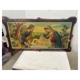 vintage lithograph print depicting the Holy