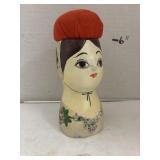 Vintage Lady Pin Cushion Bust