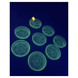 Uranium Glass Coasters