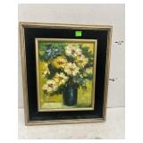 Framed Painting signed Villanova