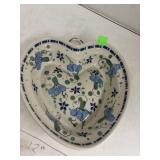 Heart Shaped Ceramic Bowl