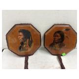 2 Wall Hangings - Native Americans / Indians