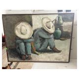 Framed Painting Signed E. Mitchell