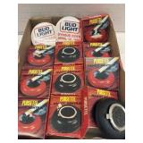 Pursette Handy Ashtrays & Bud Light Pins